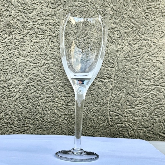 LALIQUE - Crystal ANGEL Champagne Flute
